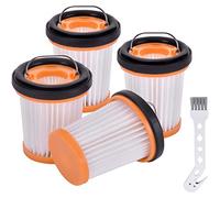 Techypro 4 Pack Replacement Fabric Vacuum Filter for Shark ION W1 S87 Cordless Handheld Vacuum WV200, WV201, WV205, WV220. Compare to Part # XHFWV200 (4 Pack Fabric Vacuum Filter)