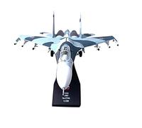 TECKEEN 1/100 Russian SU-27 Fighter Attack Plane Metal Fighter Military Model Diecast Plane Model for Collection