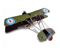 TECKEEN 1/33 Scale British Airco DH.2 Single-seat Biplane Paper Fighter Military Model Diecast Plane Model for Collection (Unassembled Kit)
