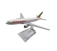 TECKEEN 1:400 Ethiopian Cargo B777F Plane Airplane Model Simulation Aircraft Model Aviation Model Aircraft Kits for Collection and Gift