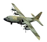 TECKEEN 1/50 Scale USAF C-130 Hercules Transport Aircraft DIY Handcraft Paper Model Kit for Collection