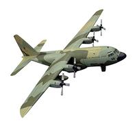 TECKEEN 1/50 Scale USAF C-130 Hercules Transport Aircraft Model DIY Handcraft Paper Model Diecast Plane Model for Collection (Unassembled Kit)