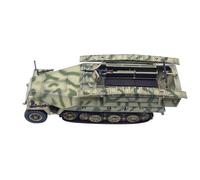 TECKEEN 1:72 Alloy WWII German Sd. Kfz. 251/7 D Half Track Panzer Model Simulation Fighter Tank Military Science Exhibition Model