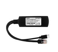 TECKEEN 10/100/1000Mbps Data Transfer Rate Active PoE Splitter For Raspberry Pi 4 4B