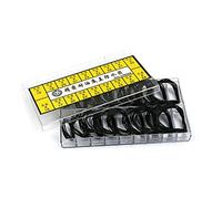 TECKEEN 200Pcs Watch Back Case Rubber O-Ring 0.5mm 0.6mm Sealing Ring Watch Accessories