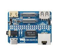 TECKEEN 5v 56 × 41mm Nano Base Board (B) for Raspberry Pi Compute Module 4