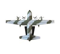 TECKEEN Alloy US Air Force C-130H Hercules Transport Aircraft Model 1:250 Simulation Science Exhibition Model
