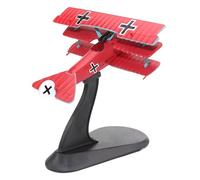 TECKEEN Alloy WWI German Air Force Red Baron Triplane Fighter Aircraft Model 1:72 Simulation Science Exhibition Model