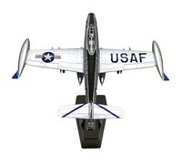 TECKEEN Alloy WWII USAF Republic F-84 Thunderjet Fighter Aircraft Model 1:72 Simulation Science Exhibition Model