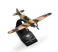 TECKEEN High Detail 1/72 Scale Hawker Hurricane Fighter Plane Model Diecast Alloy WWII RAF Aircraft Replica