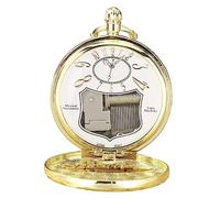 TECKEEN Music Pocket Watch, Can Play The Music, Vintage Time Pocket Watch Movement Running Train On Case