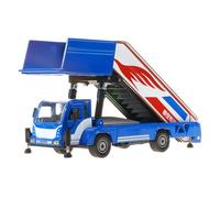 TECKEEN Passenger Elevator Airport Boarding Car Vehicle Vehicle Engineering Vehicle Truck Model, 1/43 Alloy Truck Model for Decoration