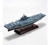 TECKEEN USS Essex CV-9 Aircraft Carrier Model Alloy Ship with Display Base