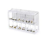 TECKEEN Wholesale 60PCS Copper Dial Feet Stickers Various Sizes Watch Movement Repair Watch Replacement Spare Parts Accessories
