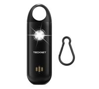 TECKNET 130dB Rechargeable Personal Safety Alarm,Portable Safety Siren Keychain with Flashing Strobe Light & Low Battery Alert,Emergency Personal Alarm for Women,Men,Kids,Seniors