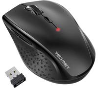 TeckNet M002 TrueWave 2.4G Wireless Mouse - Black