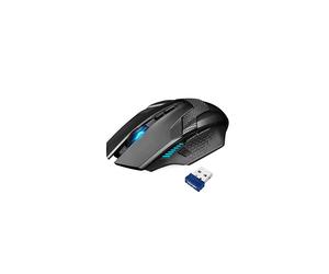 TECKNET 2.4G USB Wireless Optical Gaming Mouse, 8 Buttons, 4800DPI Nano Receiver for Windows XP, Vista, WIN7, WIN8, Win10, MAC