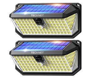 TECKNET 416 LED Solar Lights Outdoor Garden 4200Lm, Motion