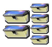 TECKNET 416 LED Solar Lights Outdoor Garden 4200Lm, Motion Sensor Garden Lights, 300 Angle & 3 Lighting Modes, Security Outdoor Wall Light IP66 Wate