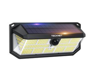 TECKNET 495 LED Solar Lights Outdoor Garden 120 Detection Security Lights