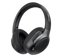 TECKNET Active Noise Cancelling Headphones, wireless headphones bluetooth 6.0, 70H Playtime and 6 EQ Music Modes with 3.5mm Cord, over ear headphones wireless & Wired for Home Travel Office, Black