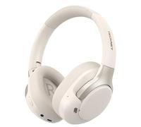 TECKNET Active Noise Cancelling Headphones, wireless headphones bluetooth 6.0, 70H Playtime and 6 EQ Music Modes with 3.5mm Cord, over ear headphones wireless & Wired for Home Travel Office, White