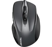 TECKNET Bluetooth Mouse, 4800DPI Wireless Mouse Computer Silent Click USB Mice