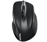 TECKNET Bluetooth Mouse, 4800DPI Wireless Mouse Computer Silent Click USB Mice Bluetooth 3.0/5.0 and 2.4GHz Connectivity with 6 Adjustable DPI, 30 Months Battery Life Cordless Mouse for Laptop