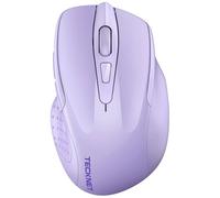 TECKNET Bluetooth Mouse, 4800DPI Wireless Mouse Computer Silent Click USB Mice Bluetooth 3.0/5.0 and 2.4GHz Connectivity Mouse with 6 Adjustable DPI, 30 Months Battery Life Cordless Mouse for Laptop