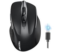 TECKNET Bluetooth Mouse, Rechargeable Bluetooth Wireless Mouse