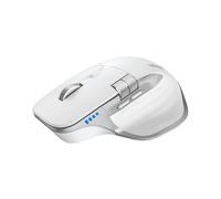 TECKNET Bluetooth Mouse, Wireless Mouse with Thumb Scroll, White