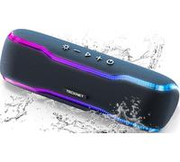 TECKNET Bluetooth Speaker, 2026 Portable Wireless Speaker with Bluetooth 5.4, 30W Stereo Sound with RGB Lights, IPX7 Waterproof Outdoor Speaker with 25H Playtime for Party, Travel, Sport, Biking