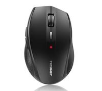 TECKNET Classic Bluetooth Mouse, 3000 DPI Wireless Mouse, Cordless Mice Ergonomic Portable Mouse for Laptop, Computer Mouse with 5 Adjustable DPI, PC Mouse with 24 Month Battery Life