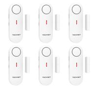 TECKNET Door Alarm Sensor, Mini Window Sensors, Sensor for Home Security Systems with Quick Loud 100dB Ring Alarm, Wireless Burglar Alarms House, Sho