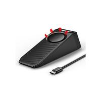 TECKNET Door Stop Alarm, Door Stopper with 130dB Security Alarm, Rechargeable Door Wedge Stop Siren with Non-Slip Silicone Base for Door Bottom, Port