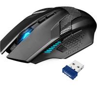 Tecknet Gaming Mouse: 4800 Dpi, 8 Buttons, 2.4G Usb Nano Receiver. For Windows & Mac.