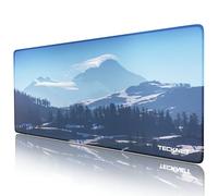 TECKNET Gaming Mouse Mat, 900x400x3mm Large Mouse Pad, Extended Waterproof Mousepad, Non-Slip Rubber Base-Smooth Cloth Surface-Compatible with Laser and Optical Mouse - Mountain