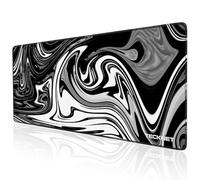 TECKNET Gaming Mouse Mat, 900x400x3mm Large Mouse Pad, Extended Waterproof Mousepad, Non-Slip Rubber Base-Smooth Cloth Surface-Compatible with Laser and Optical Mouse
