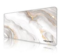 TECKNET Gaming Mouse Mat, 900x400x3mm Large Mouse Pad, Extended Waterproof Mousepad, Non-Slip Rubber Base-Smooth Cloth Surface-Compatible with Laser and Optical Mouse