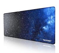 TECKNET Gaming Mouse Mat, 900x400x3mm Large Mouse Pad, Extended Waterproof Mousepad, Non-Slip Rubber Base-Smooth Cloth Surface-Compatible with Laser and Optical Mouse