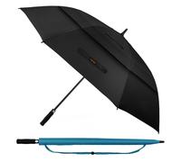 TECKNET Golf Umbrella Large 68 Inch, Windproof Strong Double Canopy Vented, Automatic Open with EVA Grip, Outdoor Sun, Rain, Wind Protection Stick