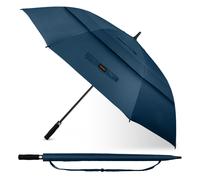 TECKNET Golf Umbrella Large 68 Inch, Windproof Strong Double Canopy Vented, Automatic Open with EVA Grip, Outdoor Sun, Rain, Wind Protection Stick