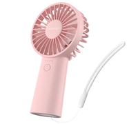 TECKNET Handheld Fan Rechargeable, 4000mAh Portable Desk Fan with LED Battery Indicator, 5 Speeds & 16H Working Time, Foldable Small USB Fan Personal Hand Fan for Home Office Outdoor Travel