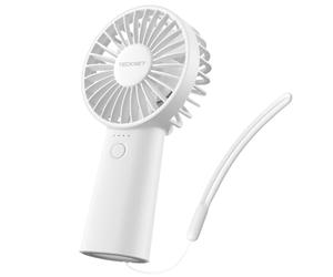 TECKNET Handheld Fan Rechargeable, 5000mAh Portable Fan with LED Battery Indicator, 5 Speeds & 16H Working Time, Small USB Fan Personal Hand Fan for Home Office Outdoor Travel