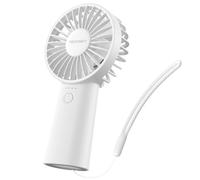 TECKNET Handheld Fan Rechargeable, 5000mAh Portable Fan with LED Battery Indicator, 5 Speeds & 16H Working Time, Small USB Fan Personal Hand Fan for Home Office Outdoor Travel