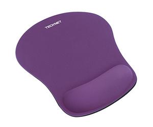 TECKNET Mouse Mat with Memory Foam Rest -Non-slip Rubber base- Special-Textured Water-Resistant Surface