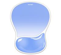 TECKNET Mouse Mat Wrist Support,Gel Ergonomic Mouse Mat,Light Blue