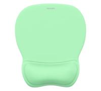 TECKNET Mouse Mat Wrist Support, Gel Ergonomic Mouse Mat, Mouse Pad Wrist Rest with Non-slip PU Base, Waterproof Surface Mouse Pad Wrist Support for Computer, Laptop, Office, Home and Travel, Green