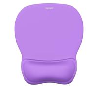 TECKNET Mouse Mat Wrist Support, Gel Ergonomic Mouse Mat, Mouse Pad Wrist Rest with Non-slip PU Base, Waterproof Surface Mouse Pad Wrist Support for Computer, Laptop, Office, Home and Travel, Purple