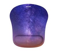 TECKNET Mouse Pad with Wrist Support Ergonomic Gaming Mouse Pad Pain Relief Portable Comfortable Mousepad for Computer Laptop Office Home - Non-S
